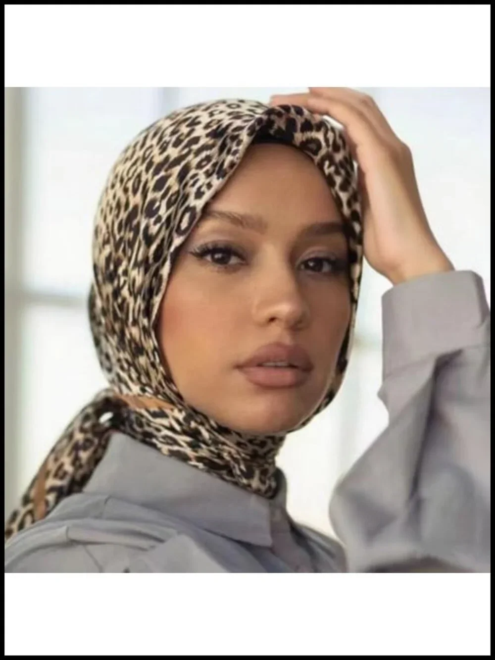 2pcs Satin Hair Scarf Silk Like Large Square Headscarf Bandana Hair Wrap